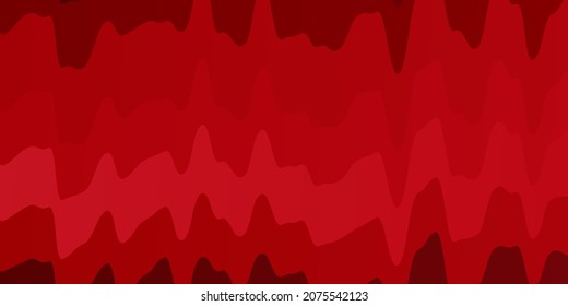 Light Red vector layout with wry lines. Colorful illustration in circular style with lines. Pattern for commercials, ads.