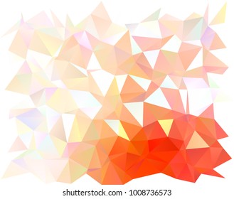 Light Red vector low poly background. A sample with polygonal shapes. A new texture for your design.