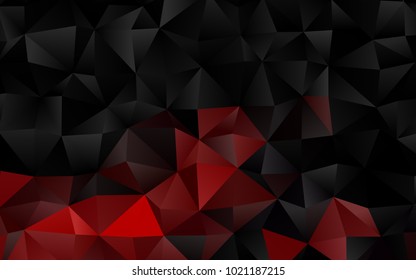 Light Red vector low poly background. Glitter abstract illustration with an elegant design. A new texture for your design.