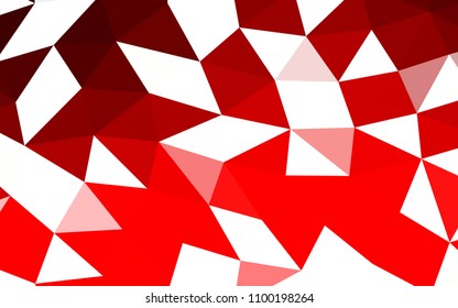 Light Red vector low poly low poly. Shining colored illustration in a Brand new style. Brand new style for your business design.
