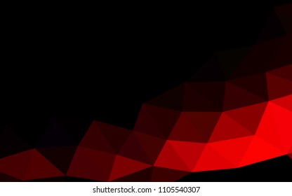 Light Red vector low poly low poly. An elegant bright illustration with gradient. The polygonal design can be used for your web site.