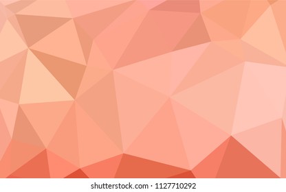 Light Red vector low poly cover. A completely new color illustration in a polygonal style. A new texture for your web site.