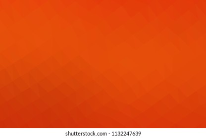 Light Red vector low poly pattern. Glitter abstract illustration with an elegant design. The best triangular design for your business.