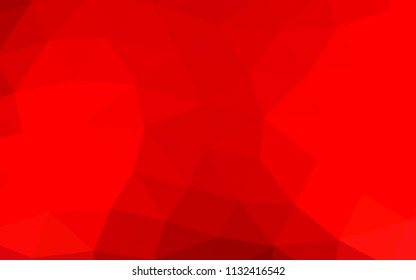 Light Red vector low poly low poly. Brand new colored illustration in blurry style with gradient. The template can be used as a background for cell phones.