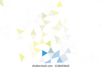Light Red vector low poly cover. Polygonal abstract illustration with gradient. Polygonal design for your web site.