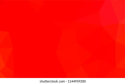 Light Red vector low poly layout. Colorful abstract illustration with gradient. Brand new design for your business.