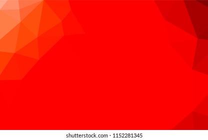 Light Red vector low poly cover. An elegant bright illustration with gradient. Brand new design for your business.