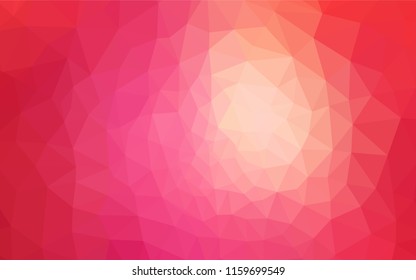 Light Red vector low poly texture.
