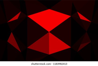 Light Red vector low poly layout. Shining colored illustration in a Brand new style. Brand new style for your business design.