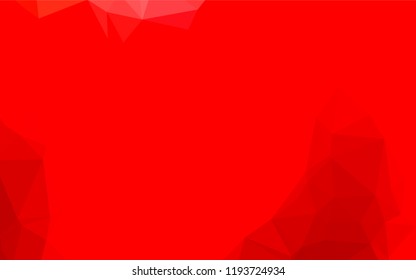 Light Red vector low poly texture. A sample with polygonal shapes. The template can be used as a background for cell phones.