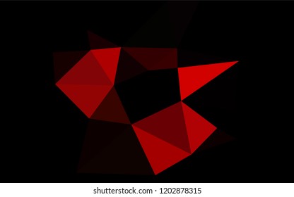Light Red vector low poly cover. An elegant bright illustration with gradient. The completely new template can be used for your brand book.
