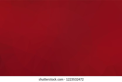 Light Red vector low poly texture. A vague abstract illustration with gradient. Brand new design for your business.