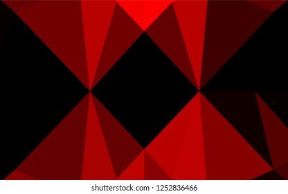 Light Red vector low poly layout. Colorful abstract illustration with gradient. Brand new design for your business.