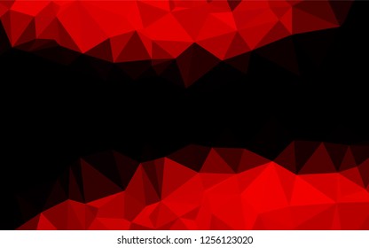 Light Red vector low poly layout. Creative illustration in halftone style with gradient. The completely new template can be used for your brand book.