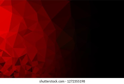 Light Red vector low poly texture. Colorful abstract illustration with gradient. A new texture for your design.