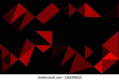 Light Red vector low poly texture. Modern geometrical abstract illustration with gradient. Textured pattern for background.