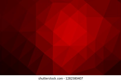 Light Red vector low poly layout. A completely new color illustration in a vague style. Brand new design for your business.