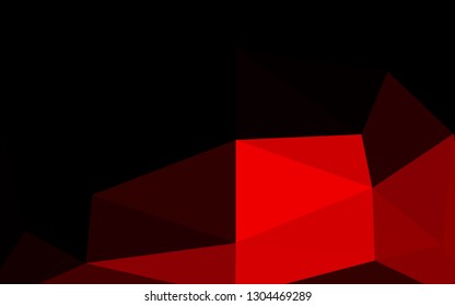 Light Red vector low poly texture. A sample with polygonal shapes. Brand new design for your business.
