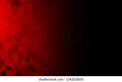 Light Red vector low poly texture. Colorful illustration in abstract style with gradient. Completely new template for your business design.