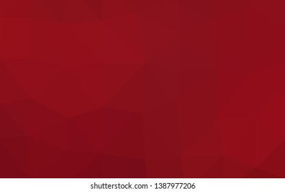 Light Red vector low poly texture. An elegant bright illustration with gradient. Polygonal design for your web site.