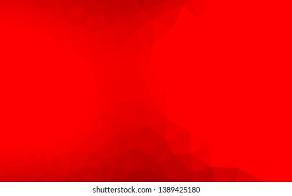 Light Red vector low poly layout. A vague abstract illustration with gradient. Polygonal design for your web site.