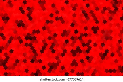 Light Red vector low poly background. A sample with a polygonal design. Low poly illustration, low polygonal background.