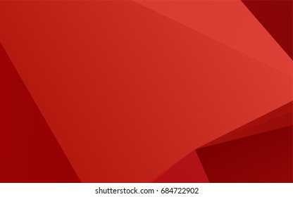 Light Red vector low poly pattern. Creative illustration in halftone style with gradient. The completely new template can be used for your brand book.