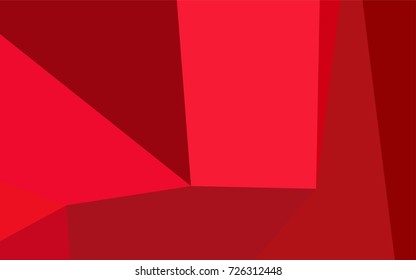 Light Red vector low poly pattern. A sample with polygonal shapes. The best triangular design for your business.