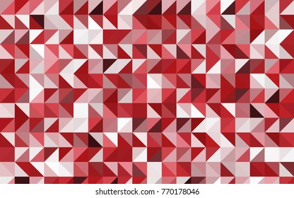 Light Red vector low poly background. A completely new color illustration in a vague style. The completely new template can be used for your brand book.