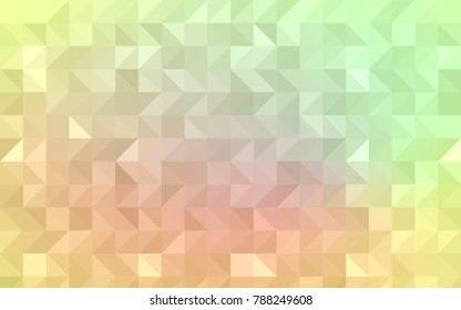 Light Red vector low poly background. Creative geometric illustration in Origami style with gradient. The completely new template can be used for your brand book.