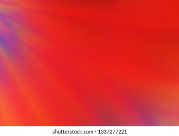 Light Red vector modern bokeh pattern. Modern geometrical abstract illustration with gradient. A completely new template for your design.