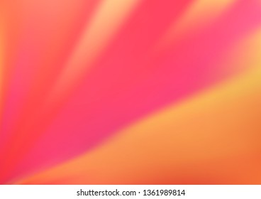 Light Red vector modern bokeh pattern. Colorful illustration in blurry style with gradient. The template for backgrounds of cell phones.