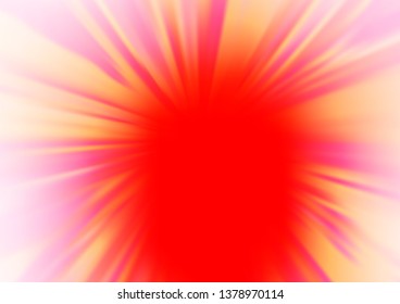 Light Red vector modern bokeh pattern. Colorful illustration in abstract style with gradient. A new texture for your design.
