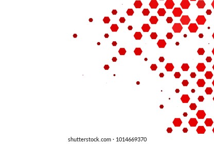 Light Red vector modern geometrical abstract background. Texture, brand-new background. Geometric background in Origami style with gradient. 
