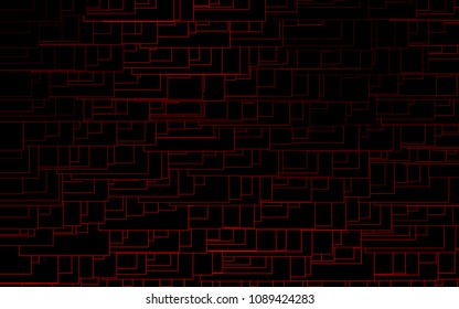 Light Red vector modern geometrical background. Abstract template. Geometric pattern in square style with gradient.