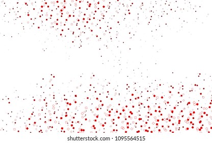 Light Red vector modern geometrical background. Abstract template. Geometric pattern in square style with gradient.