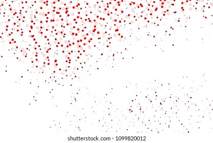 Light Red vector modern geometrical background. Abstract template. Geometric pattern in square style with gradient.