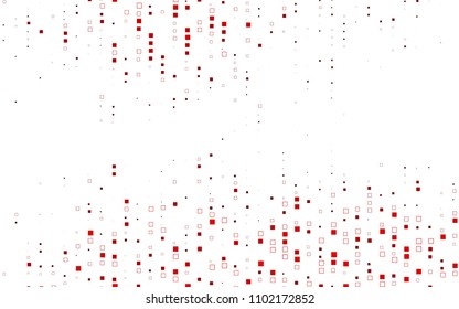 Light Red vector modern geometrical background. Abstract template. Geometric pattern in square style with gradient.