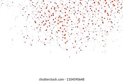 Light Red vector modern geometrical background. Abstract template. Geometric pattern in square style with gradient.