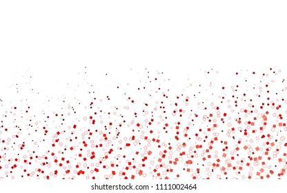 Light Red vector modern geometrical background. Abstract template. Geometric pattern in square style with gradient.