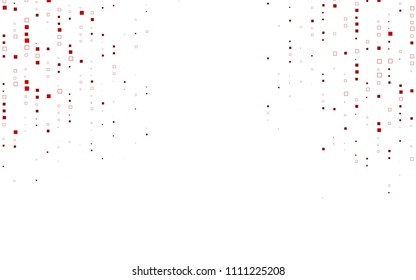 Light Red vector modern geometrical background. Abstract template. Geometric pattern in square style with gradient.