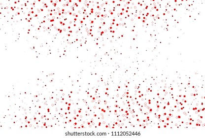 Light Red vector modern geometrical background. Abstract template. Geometric pattern in square style with gradient.