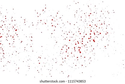 Light Red vector modern geometrical background. Abstract template. Geometric pattern in square style with gradient.