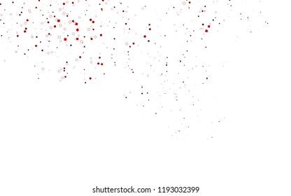 Light Red vector modern geometrical background. Abstract template. Geometric pattern in square style with gradient.