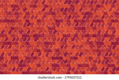 Light Red vector modern geometrical circle abstract background. Dotted texture template. Geometric pattern in halftone style with gradient.