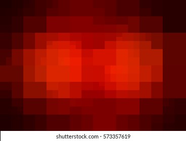 Light red vector modern geometrical abstract background. Texture template. Geometric pattern in Origami style with gradient. 
