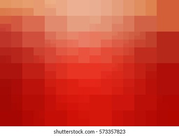 Light red vector modern geometrical abstract background. Texture template. Geometric pattern in Origami style with gradient. 