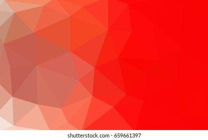 Light Red vector modern geometrical abstract background. Texture, new background. Geometric background in Origami style with gradient. 