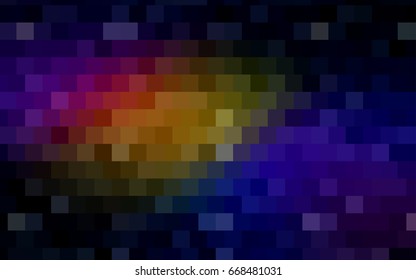 Light Red vector modern geometrical background. Abstract template. Geometric pattern in square style with gradient.