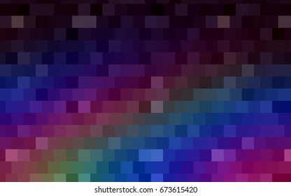 Light Red vector modern geometrical background. Abstract template. Geometric pattern in square style with gradient.